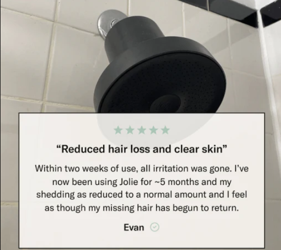 jolie Filtered Shower Head