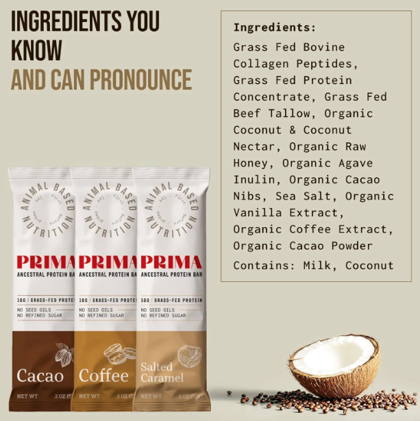 PRIMA Ancestral Protein Bars